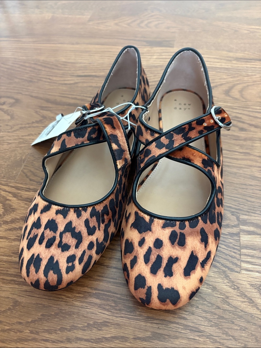 Target A New Day - Women’s Tasmin Leopard Print Flats size 9 cheetah print